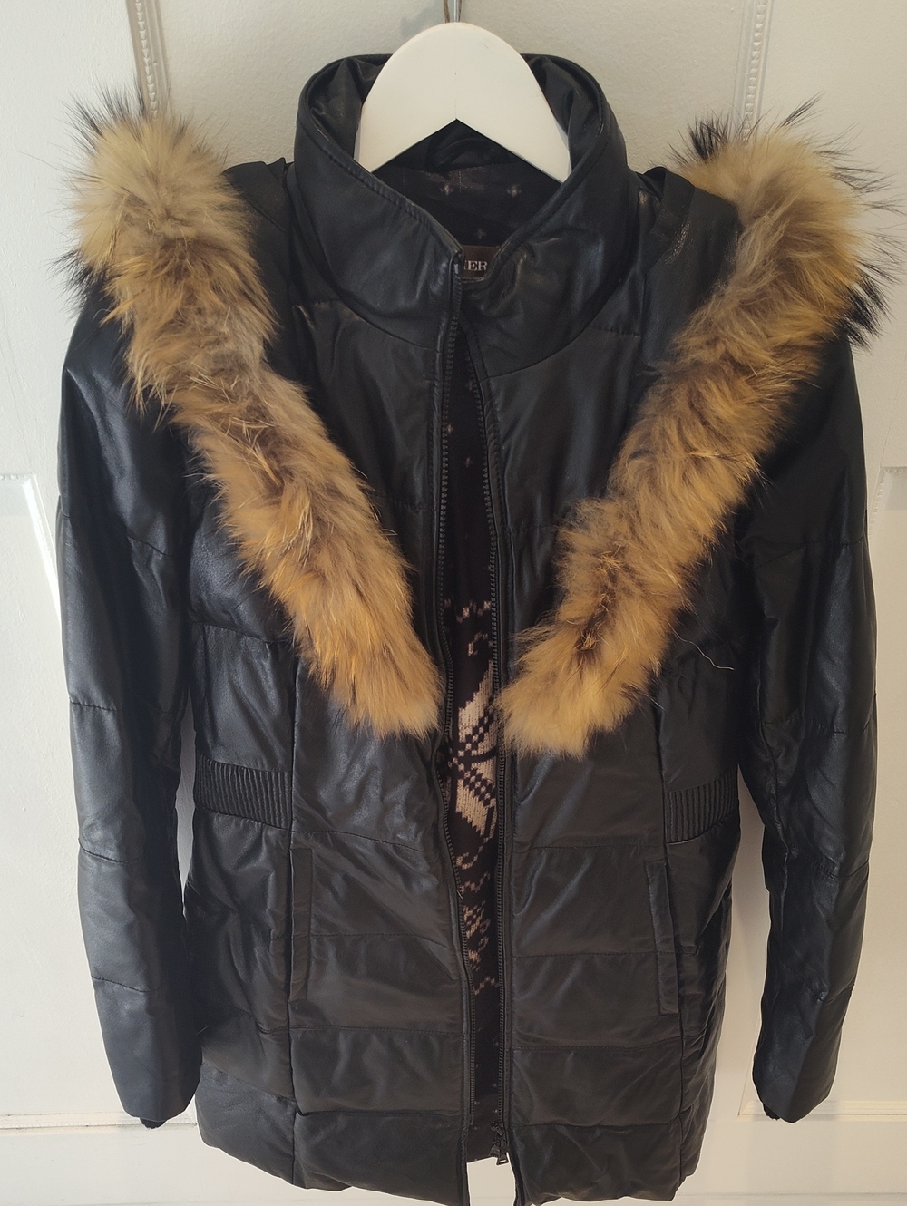 Vintage Danier Leather Winter Coat